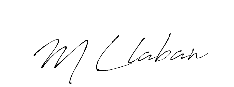 Also we have M Llaban name is the best signature style. Create professional handwritten signature collection using Antro_Vectra autograph style. M Llaban signature style 6 images and pictures png