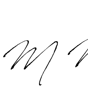 Use a signature maker to create a handwritten signature online. With this signature software, you can design (Antro_Vectra) your own signature for name M M. M M signature style 6 images and pictures png