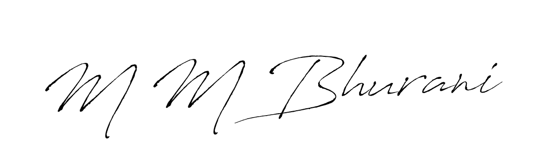 Make a beautiful signature design for name M M Bhurani. Use this online signature maker to create a handwritten signature for free. M M Bhurani signature style 6 images and pictures png