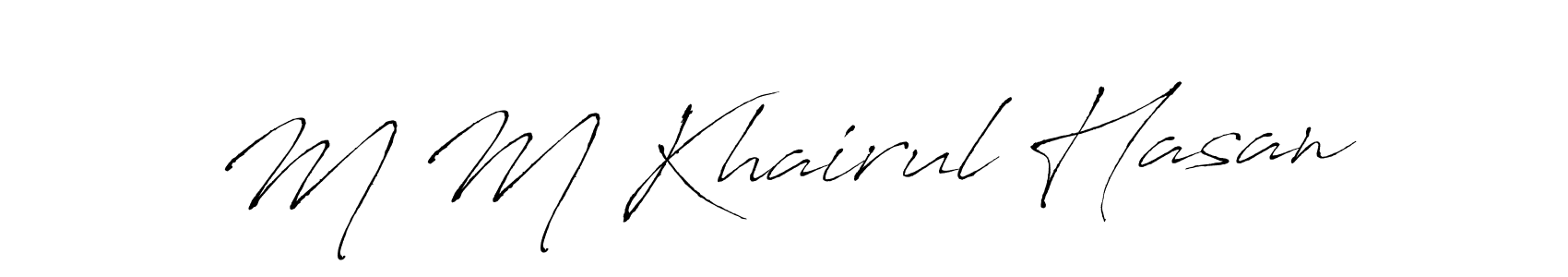 Make a short M M Khairul Hasan signature style. Manage your documents anywhere anytime using Antro_Vectra. Create and add eSignatures, submit forms, share and send files easily. M M Khairul Hasan signature style 6 images and pictures png