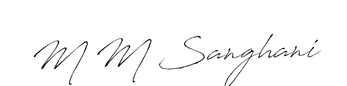 How to Draw M M Sanghani signature style? Antro_Vectra is a latest design signature styles for name M M Sanghani. M M Sanghani signature style 6 images and pictures png