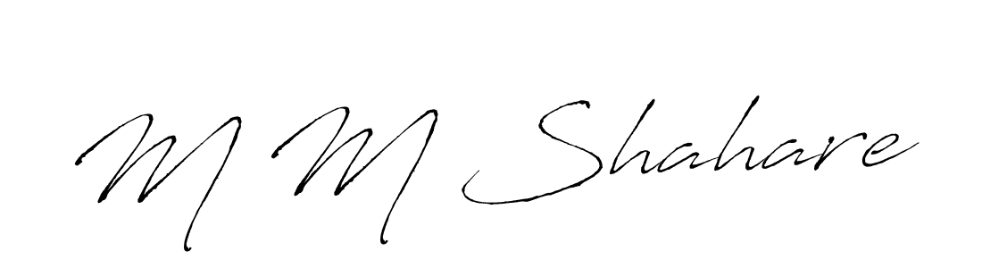 You should practise on your own different ways (Antro_Vectra) to write your name (M M Shahare) in signature. don't let someone else do it for you. M M Shahare signature style 6 images and pictures png