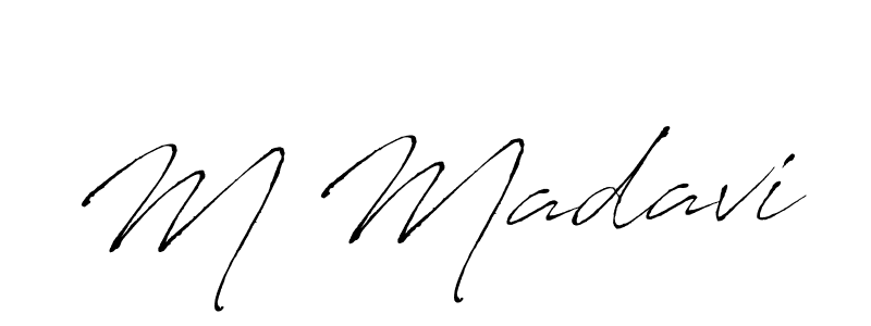 This is the best signature style for the M Madavi name. Also you like these signature font (Antro_Vectra). Mix name signature. M Madavi signature style 6 images and pictures png