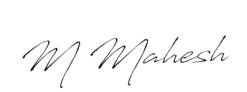 Also You can easily find your signature by using the search form. We will create M Mahesh name handwritten signature images for you free of cost using Antro_Vectra sign style. M Mahesh signature style 6 images and pictures png