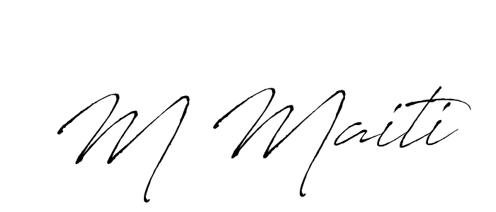Best and Professional Signature Style for M Maiti. Antro_Vectra Best Signature Style Collection. M Maiti signature style 6 images and pictures png