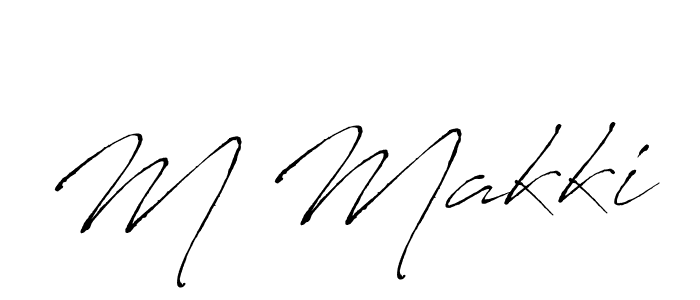 Make a beautiful signature design for name M Makki. Use this online signature maker to create a handwritten signature for free. M Makki signature style 6 images and pictures png