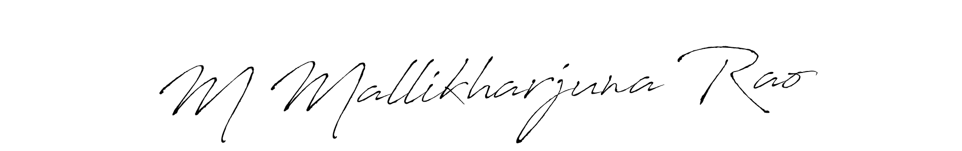 You should practise on your own different ways (Antro_Vectra) to write your name (M Mallikharjuna Rao) in signature. don't let someone else do it for you. M Mallikharjuna Rao signature style 6 images and pictures png