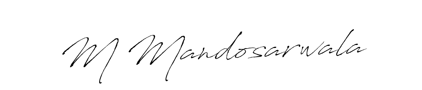 Use a signature maker to create a handwritten signature online. With this signature software, you can design (Antro_Vectra) your own signature for name M Mandosarwala. M Mandosarwala signature style 6 images and pictures png