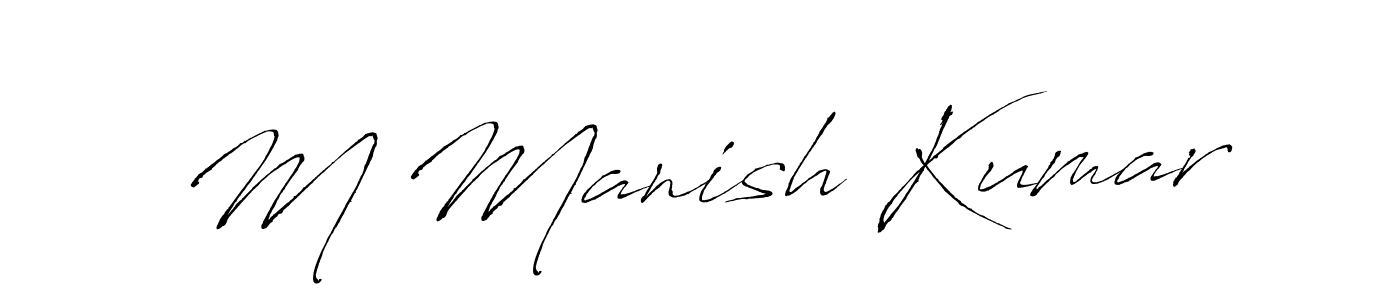 Also You can easily find your signature by using the search form. We will create M Manish Kumar name handwritten signature images for you free of cost using Antro_Vectra sign style. M Manish Kumar signature style 6 images and pictures png