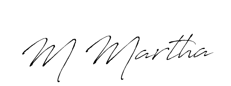 M Martha stylish signature style. Best Handwritten Sign (Antro_Vectra) for my name. Handwritten Signature Collection Ideas for my name M Martha. M Martha signature style 6 images and pictures png