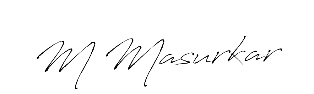 Similarly Antro_Vectra is the best handwritten signature design. Signature creator online .You can use it as an online autograph creator for name M Masurkar. M Masurkar signature style 6 images and pictures png