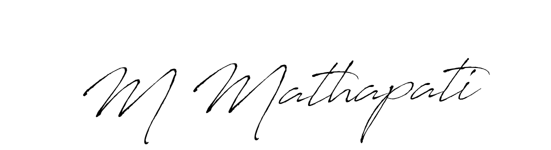 Similarly Antro_Vectra is the best handwritten signature design. Signature creator online .You can use it as an online autograph creator for name M Mathapati. M Mathapati signature style 6 images and pictures png