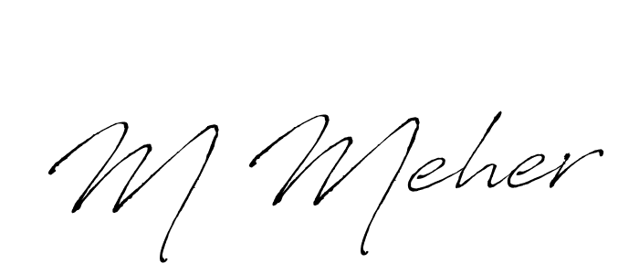 Make a short M Meher signature style. Manage your documents anywhere anytime using Antro_Vectra. Create and add eSignatures, submit forms, share and send files easily. M Meher signature style 6 images and pictures png