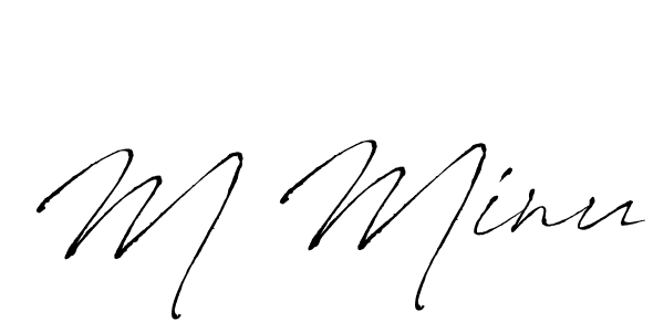 How to Draw M Minu signature style? Antro_Vectra is a latest design signature styles for name M Minu. M Minu signature style 6 images and pictures png