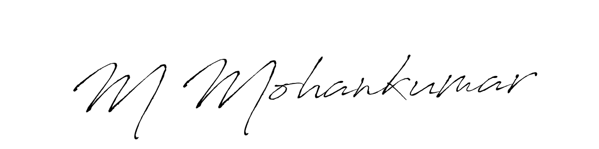 It looks lik you need a new signature style for name M Mohankumar. Design unique handwritten (Antro_Vectra) signature with our free signature maker in just a few clicks. M Mohankumar signature style 6 images and pictures png