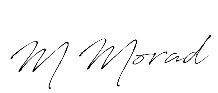 The best way (Antro_Vectra) to make a short signature is to pick only two or three words in your name. The name M Morad include a total of six letters. For converting this name. M Morad signature style 6 images and pictures png