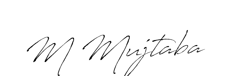 Also we have M Mujtaba name is the best signature style. Create professional handwritten signature collection using Antro_Vectra autograph style. M Mujtaba signature style 6 images and pictures png