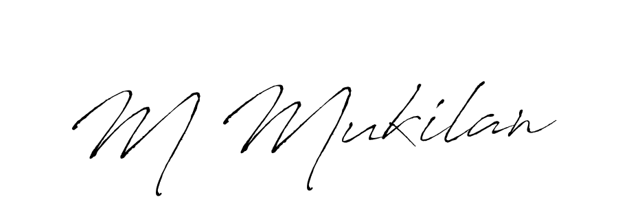 How to Draw M Mukilan signature style? Antro_Vectra is a latest design signature styles for name M Mukilan. M Mukilan signature style 6 images and pictures png