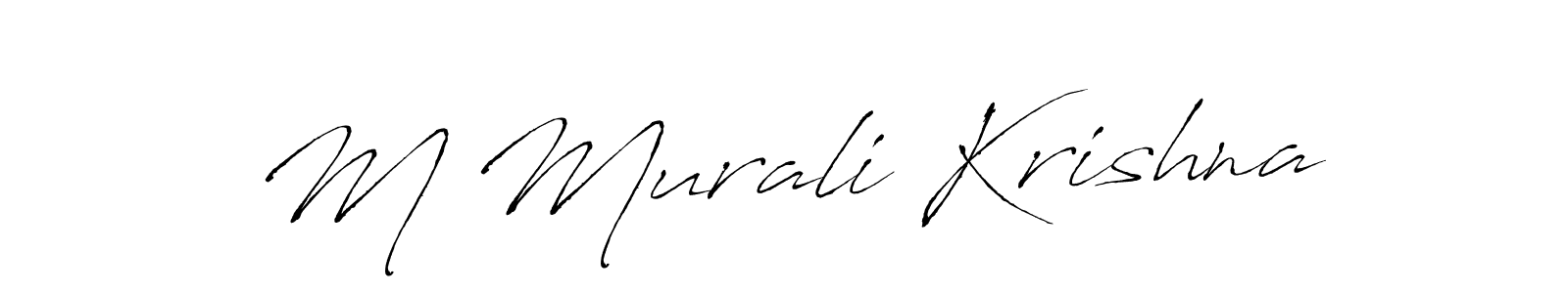 Make a beautiful signature design for name M Murali Krishna. Use this online signature maker to create a handwritten signature for free. M Murali Krishna signature style 6 images and pictures png