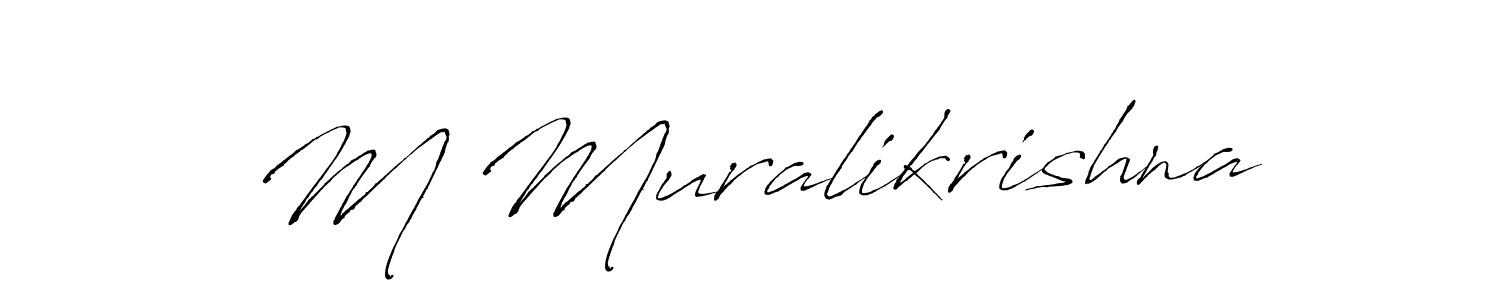 How to Draw M Muralikrishna signature style? Antro_Vectra is a latest design signature styles for name M Muralikrishna. M Muralikrishna signature style 6 images and pictures png