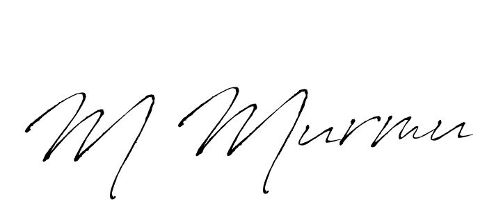 Best and Professional Signature Style for M Murmu. Antro_Vectra Best Signature Style Collection. M Murmu signature style 6 images and pictures png