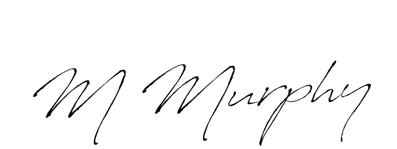 Use a signature maker to create a handwritten signature online. With this signature software, you can design (Antro_Vectra) your own signature for name M Murphy. M Murphy signature style 6 images and pictures png