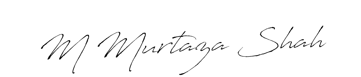 This is the best signature style for the M Murtaza Shah name. Also you like these signature font (Antro_Vectra). Mix name signature. M Murtaza Shah signature style 6 images and pictures png