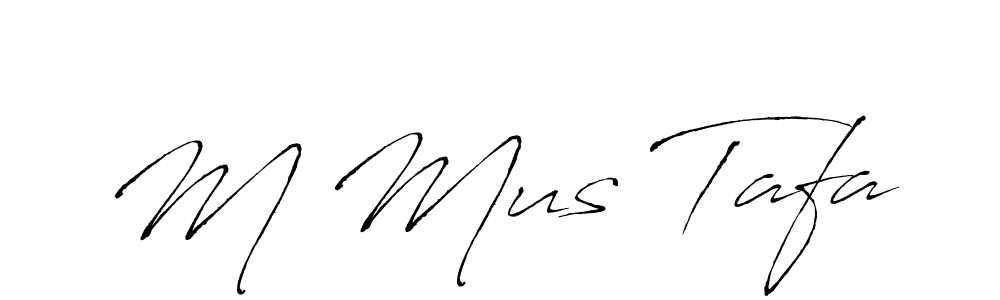 Design your own signature with our free online signature maker. With this signature software, you can create a handwritten (Antro_Vectra) signature for name M Mus Tafa. M Mus Tafa signature style 6 images and pictures png