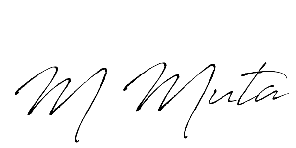 How to Draw M Muta signature style? Antro_Vectra is a latest design signature styles for name M Muta. M Muta signature style 6 images and pictures png