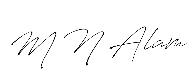 This is the best signature style for the M N Alam name. Also you like these signature font (Antro_Vectra). Mix name signature. M N Alam signature style 6 images and pictures png