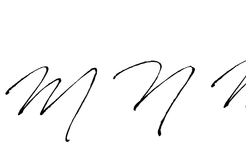 Antro_Vectra is a professional signature style that is perfect for those who want to add a touch of class to their signature. It is also a great choice for those who want to make their signature more unique. Get M N M name to fancy signature for free. M N M signature style 6 images and pictures png