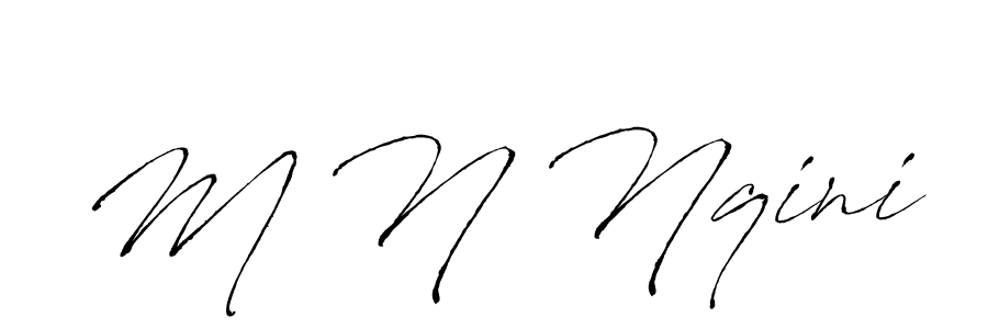 How to Draw M N Nqini signature style? Antro_Vectra is a latest design signature styles for name M N Nqini. M N Nqini signature style 6 images and pictures png