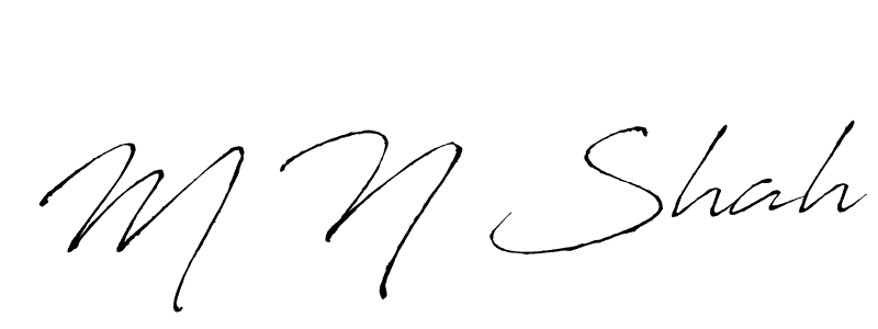 Also we have M N Shah name is the best signature style. Create professional handwritten signature collection using Antro_Vectra autograph style. M N Shah signature style 6 images and pictures png