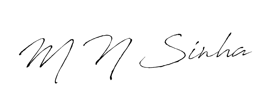 Here are the top 10 professional signature styles for the name M N Sinha. These are the best autograph styles you can use for your name. M N Sinha signature style 6 images and pictures png