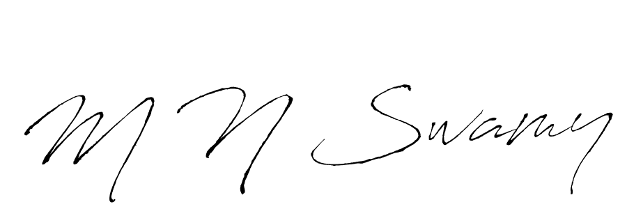 Also You can easily find your signature by using the search form. We will create M N Swamy name handwritten signature images for you free of cost using Antro_Vectra sign style. M N Swamy signature style 6 images and pictures png