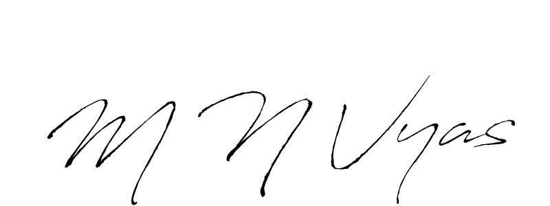 Here are the top 10 professional signature styles for the name M N Vyas. These are the best autograph styles you can use for your name. M N Vyas signature style 6 images and pictures png