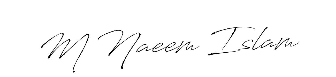 It looks lik you need a new signature style for name M Naeem Islam. Design unique handwritten (Antro_Vectra) signature with our free signature maker in just a few clicks. M Naeem Islam signature style 6 images and pictures png