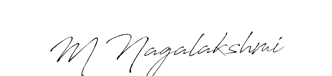 This is the best signature style for the M Nagalakshmi name. Also you like these signature font (Antro_Vectra). Mix name signature. M Nagalakshmi signature style 6 images and pictures png