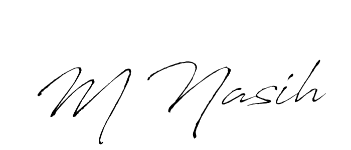 if you are searching for the best signature style for your name M Nasih. so please give up your signature search. here we have designed multiple signature styles  using Antro_Vectra. M Nasih signature style 6 images and pictures png