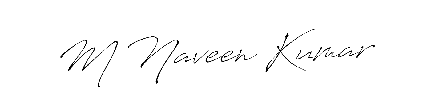 It looks lik you need a new signature style for name M Naveen Kumar. Design unique handwritten (Antro_Vectra) signature with our free signature maker in just a few clicks. M Naveen Kumar signature style 6 images and pictures png