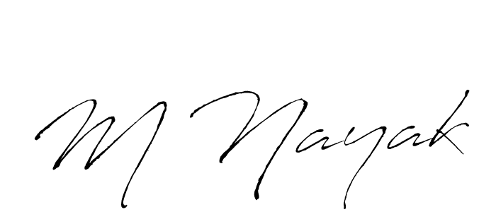 The best way (Antro_Vectra) to make a short signature is to pick only two or three words in your name. The name M Nayak include a total of six letters. For converting this name. M Nayak signature style 6 images and pictures png