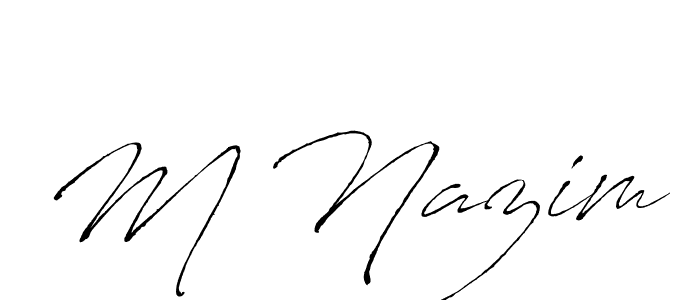 Similarly Antro_Vectra is the best handwritten signature design. Signature creator online .You can use it as an online autograph creator for name M Nazim. M Nazim signature style 6 images and pictures png