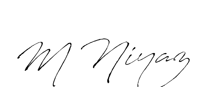 Also we have M Niyaz name is the best signature style. Create professional handwritten signature collection using Antro_Vectra autograph style. M Niyaz signature style 6 images and pictures png