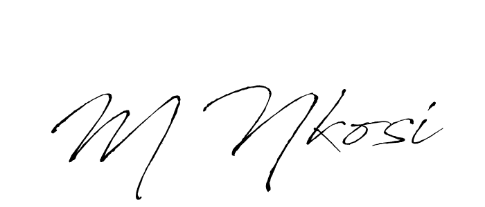 How to Draw M Nkosi signature style? Antro_Vectra is a latest design signature styles for name M Nkosi. M Nkosi signature style 6 images and pictures png