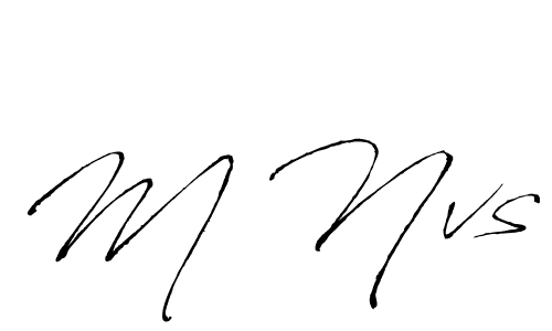 This is the best signature style for the M Nvs name. Also you like these signature font (Antro_Vectra). Mix name signature. M Nvs signature style 6 images and pictures png