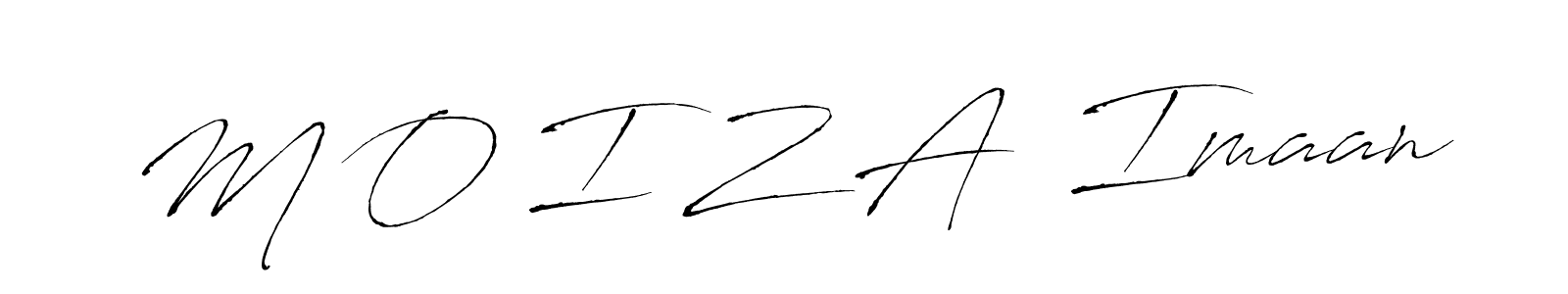 Make a short M O I Z A  Imaan signature style. Manage your documents anywhere anytime using Antro_Vectra. Create and add eSignatures, submit forms, share and send files easily. M O I Z A  Imaan signature style 6 images and pictures png