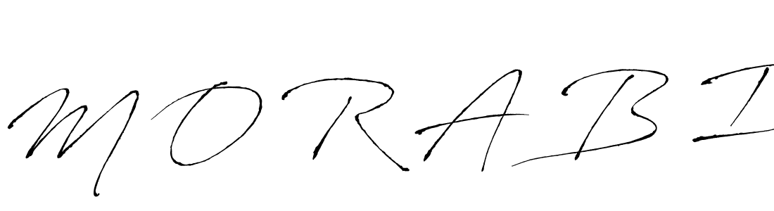 Use a signature maker to create a handwritten signature online. With this signature software, you can design (Antro_Vectra) your own signature for name M O R A B I. M O R A B I signature style 6 images and pictures png