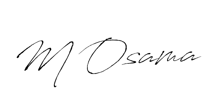 The best way (Antro_Vectra) to make a short signature is to pick only two or three words in your name. The name M Osama include a total of six letters. For converting this name. M Osama signature style 6 images and pictures png