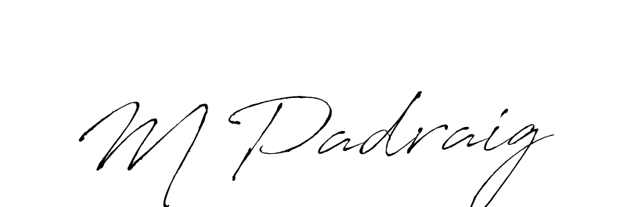 M Padraig stylish signature style. Best Handwritten Sign (Antro_Vectra) for my name. Handwritten Signature Collection Ideas for my name M Padraig. M Padraig signature style 6 images and pictures png