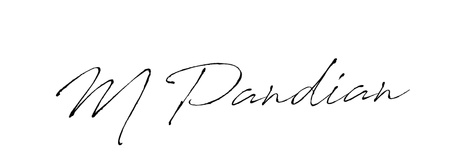 Antro_Vectra is a professional signature style that is perfect for those who want to add a touch of class to their signature. It is also a great choice for those who want to make their signature more unique. Get M Pandian name to fancy signature for free. M Pandian signature style 6 images and pictures png